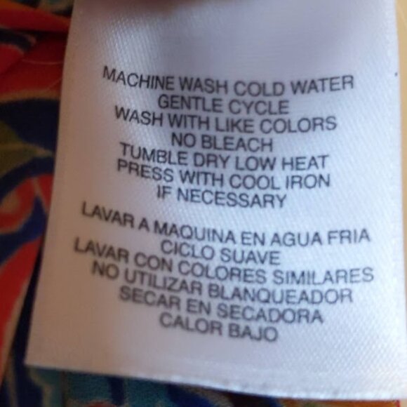 Jones New York Sport Floral V-Neck Blouse - Picture 3 of 5